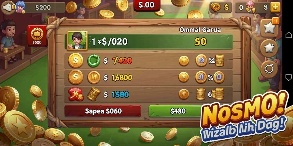 Berbagai karakter unik siap untuk dimainkan.
