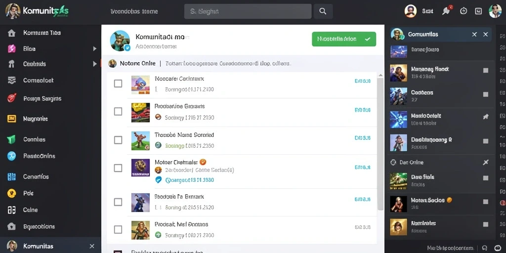 Screenshot komunitas pengguna yang aktif berbagi meme.