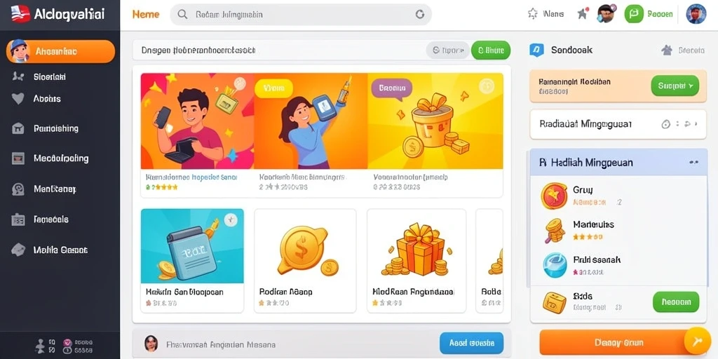 Tantangan seru di setiap level yang harus diselesaikan.